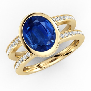Oval AAA Blue Sapphire
