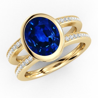 Oval AAAA Blue Sapphire