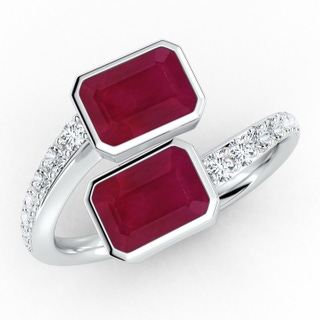 Emerald Cut A Ruby