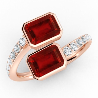Emerald Cut AAAA Ruby