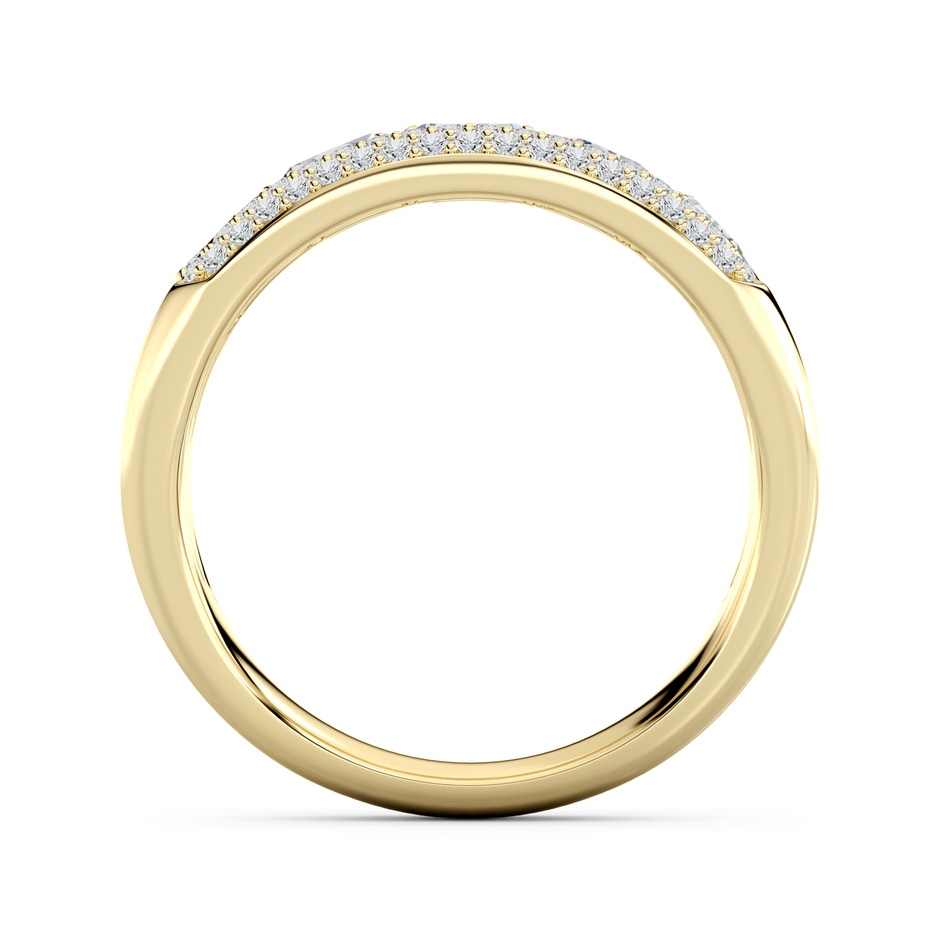 4x3mm HSI2 Multi-Shape Diamond Triple Layered Statement Ring in 18K Yellow Gold side 199