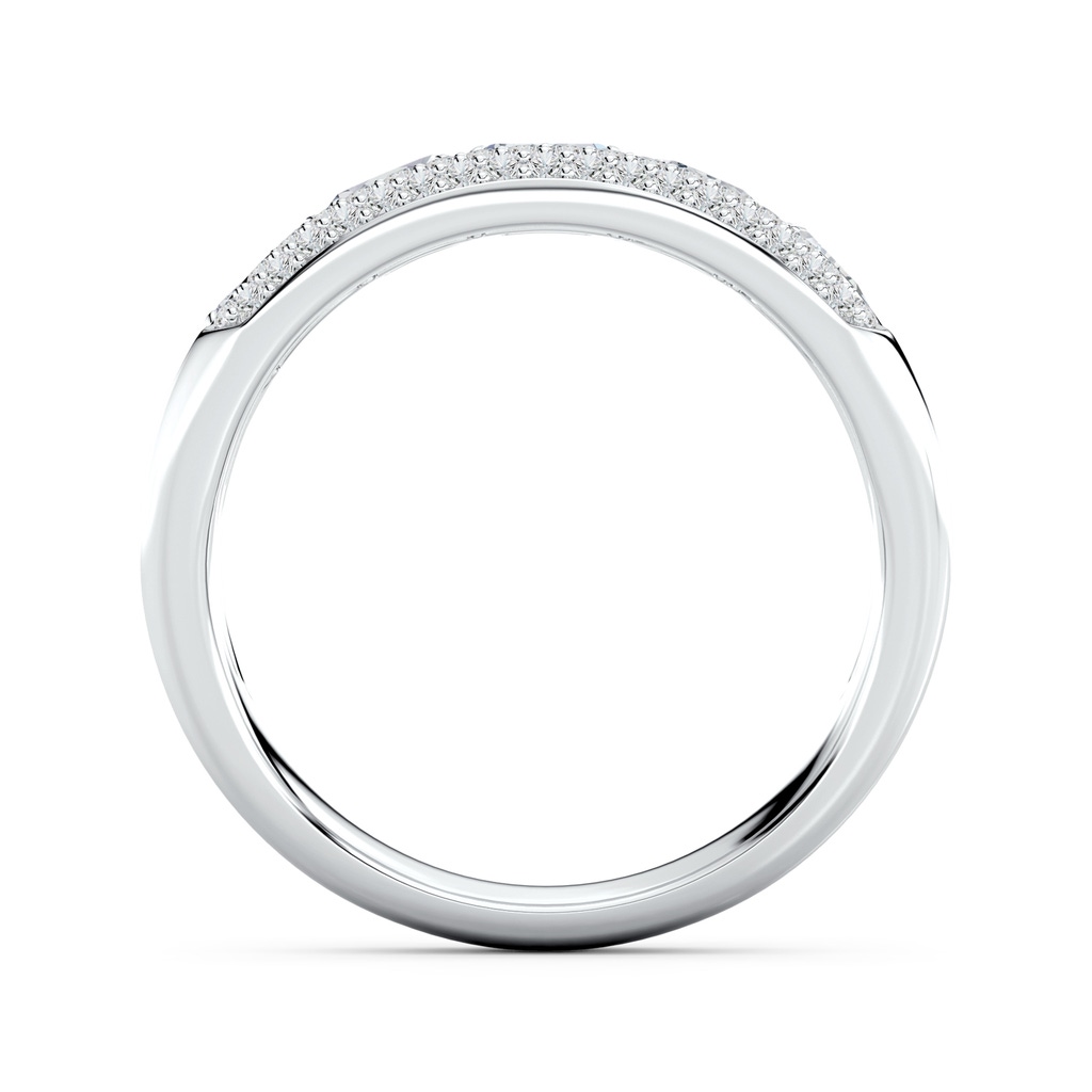 4x3mm HSI2 Multi-Shape Diamond Triple Layered Statement Ring in White Gold - side 199