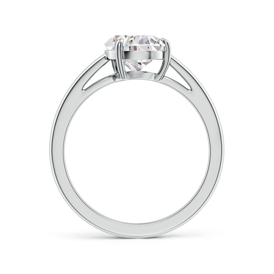 11x7mm IJI1I2 Claw-Set Tilted Pear Diamond Solitaire Engagement Ring in White Gold side 199