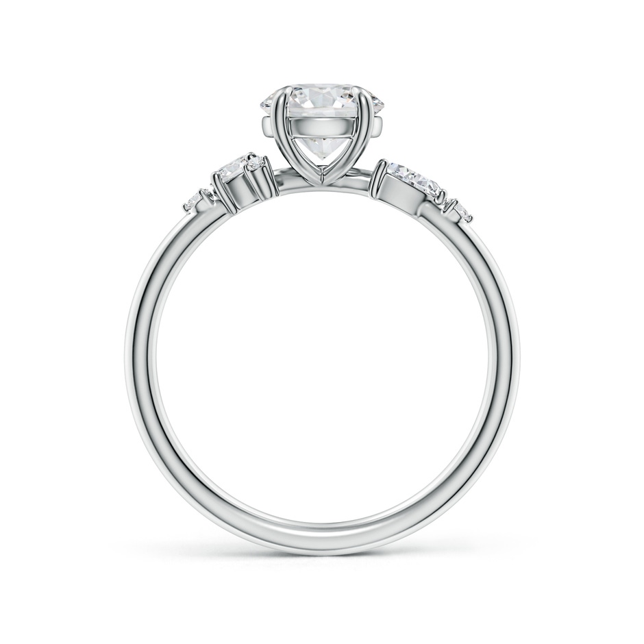 6.4mm HSI2 Round Diamond Engagement Ring with Multi-Shape Accents in P950 Platinum side 199