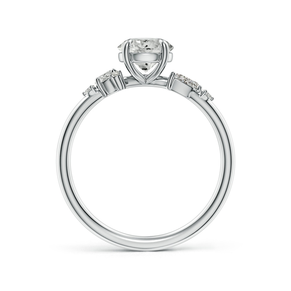 6.4mm KI3 Round Diamond Engagement Ring with Multi-Shape Accents in P950 Platinum side 199