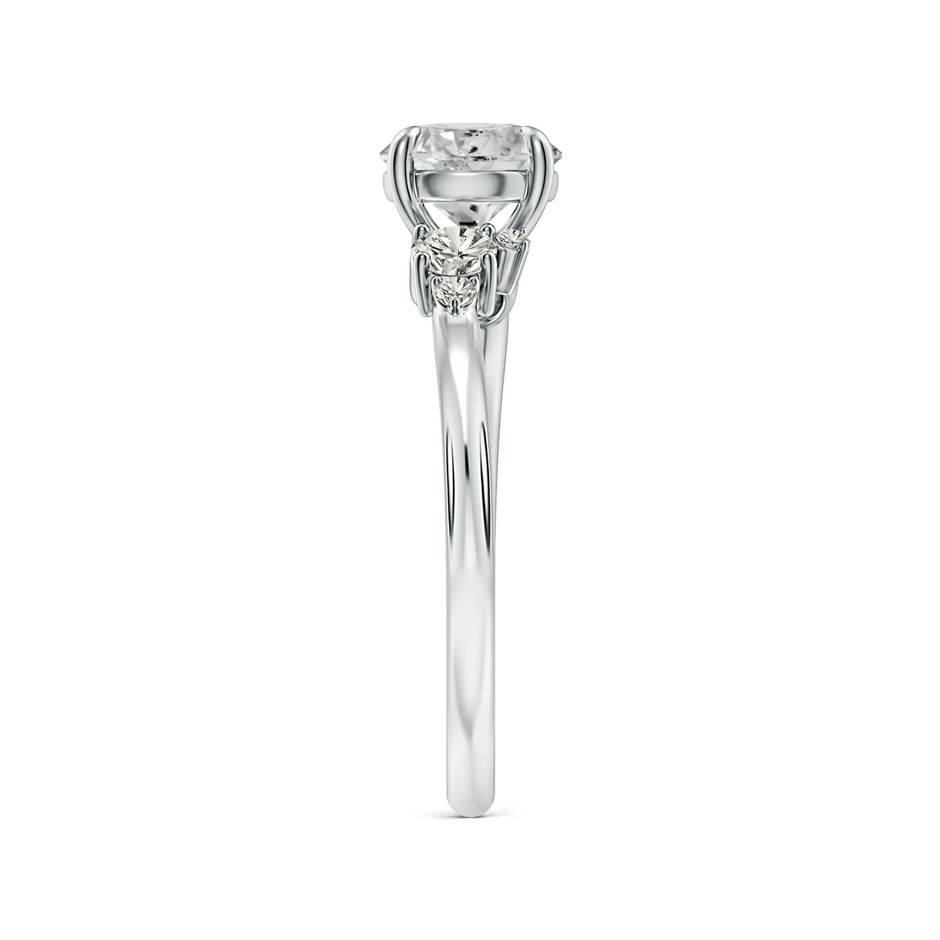 6.4mm KI3 Round Diamond Engagement Ring with Multi-Shape Accents in P950 Platinum side 299