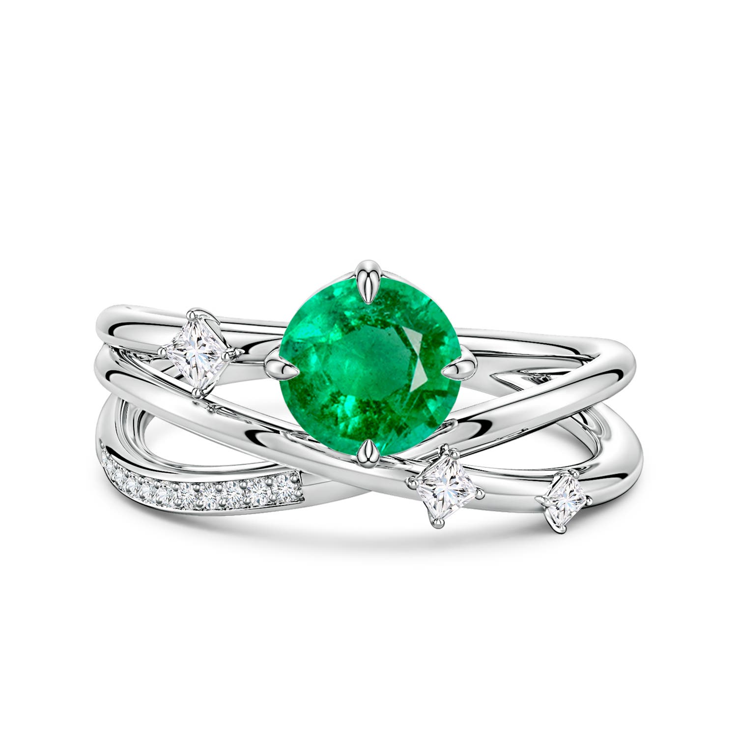 Fashion Emerald Engagement Rings