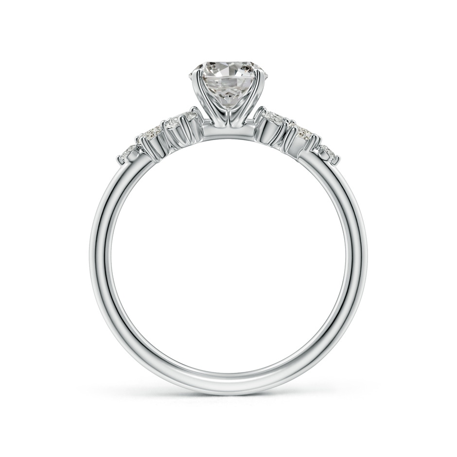 7.7x5.7mm KI3 Oval Diamond Engagement Ring with Multi-Shape Accents in White Gold side 199