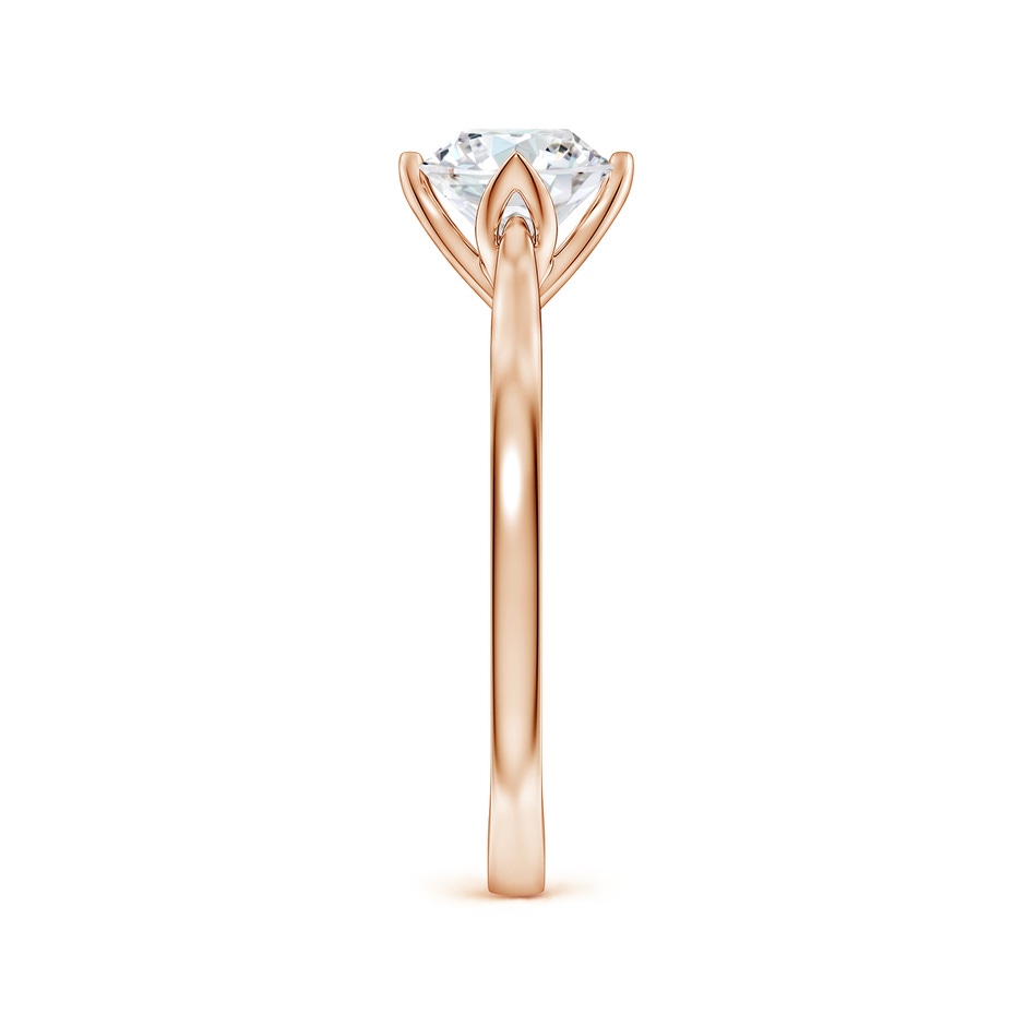 6.5mm GVS2 Round Diamond Engagement Ring with Hidden Accents in Rose Gold side 299