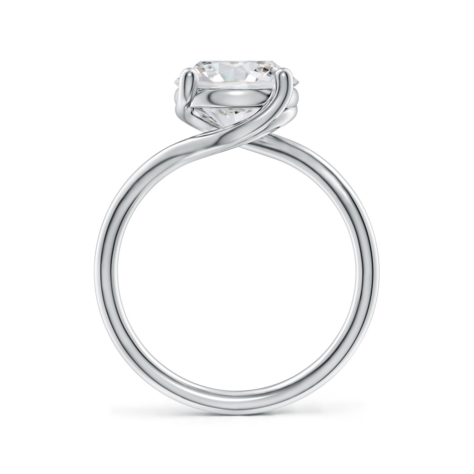 8.9mm HSI2 Entwined Vine Round Diamond Solitaire Engagement Ring in White Gold side 199