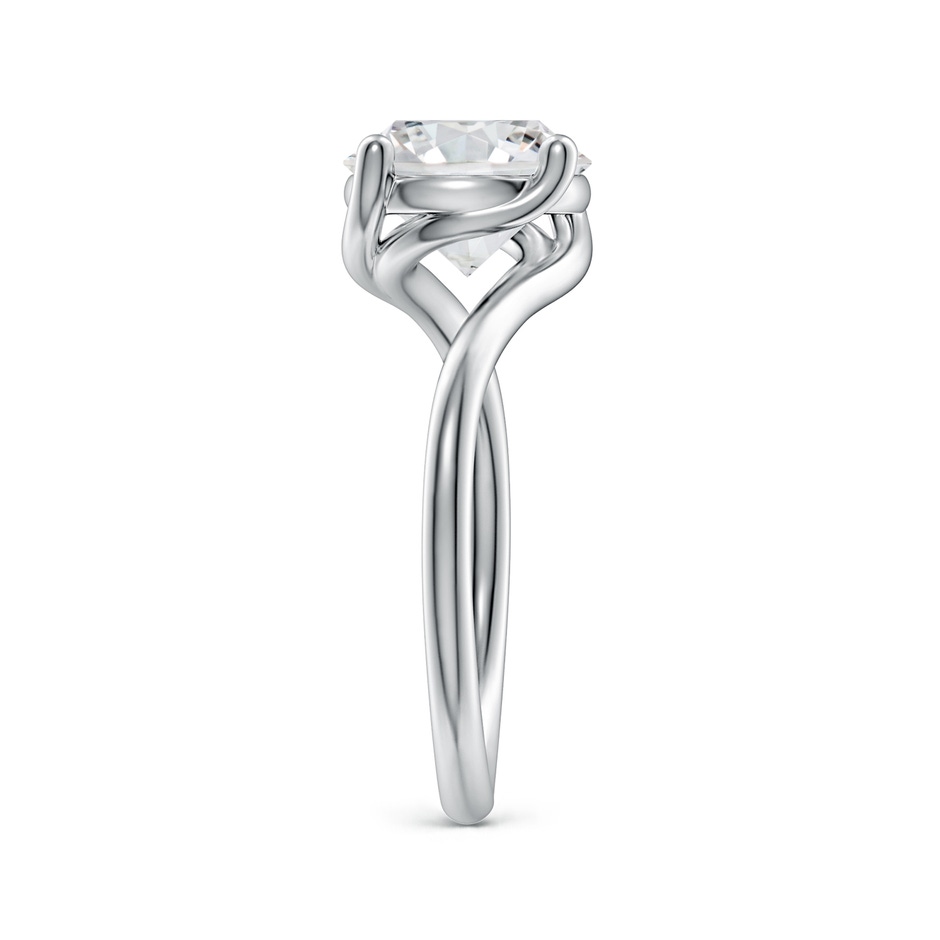 8.9mm HSI2 Entwined Vine Round Diamond Solitaire Engagement Ring in White Gold side 299