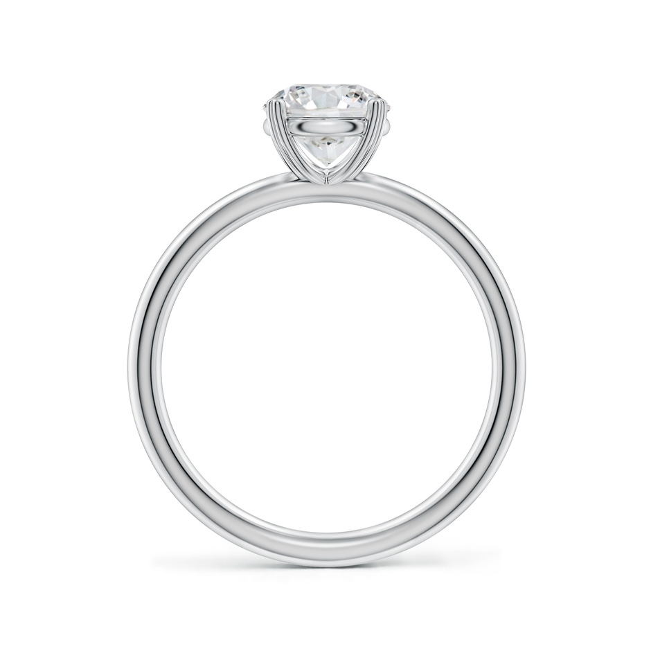6.4mm HSI2 Round Diamond Solitaire Engagement Ring with Heart-Shaped Prongs in White Gold side 199