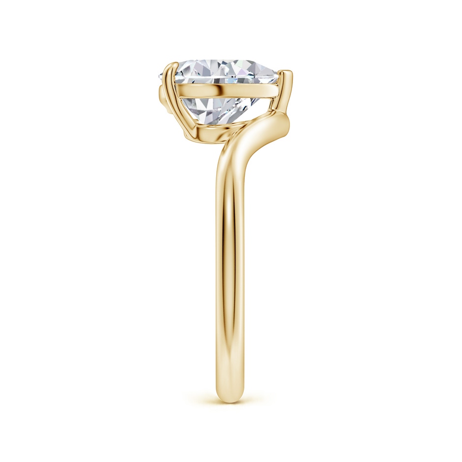 9mm HSI2 Solitaire Heart-Shaped Diamond Curved Shank Engagement Ring in Yellow Gold side 299