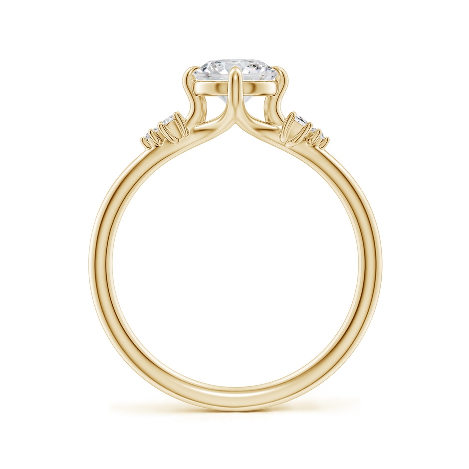 6mm HSI2 Round Diamond Engagement Ring with Mixed Cut Accents in Yellow Gold side 199