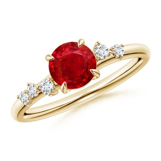 Round AAA Ruby