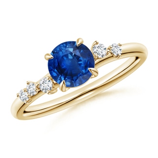 Round AAA Blue Sapphire