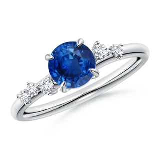 Round AAA Blue Sapphire