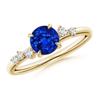 Round AAAA Blue Sapphire