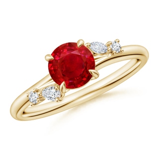 Round AAA Ruby