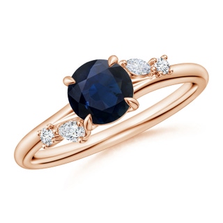 Round A Blue Sapphire