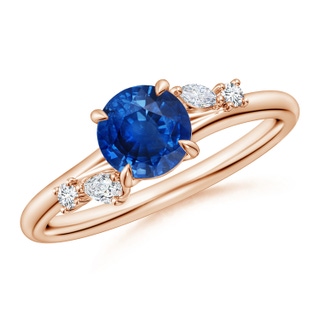 Round AAA Blue Sapphire