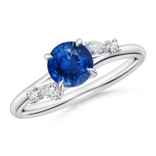 Round AAA Blue Sapphire