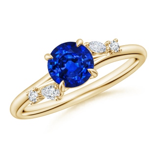 Round AAAA Blue Sapphire