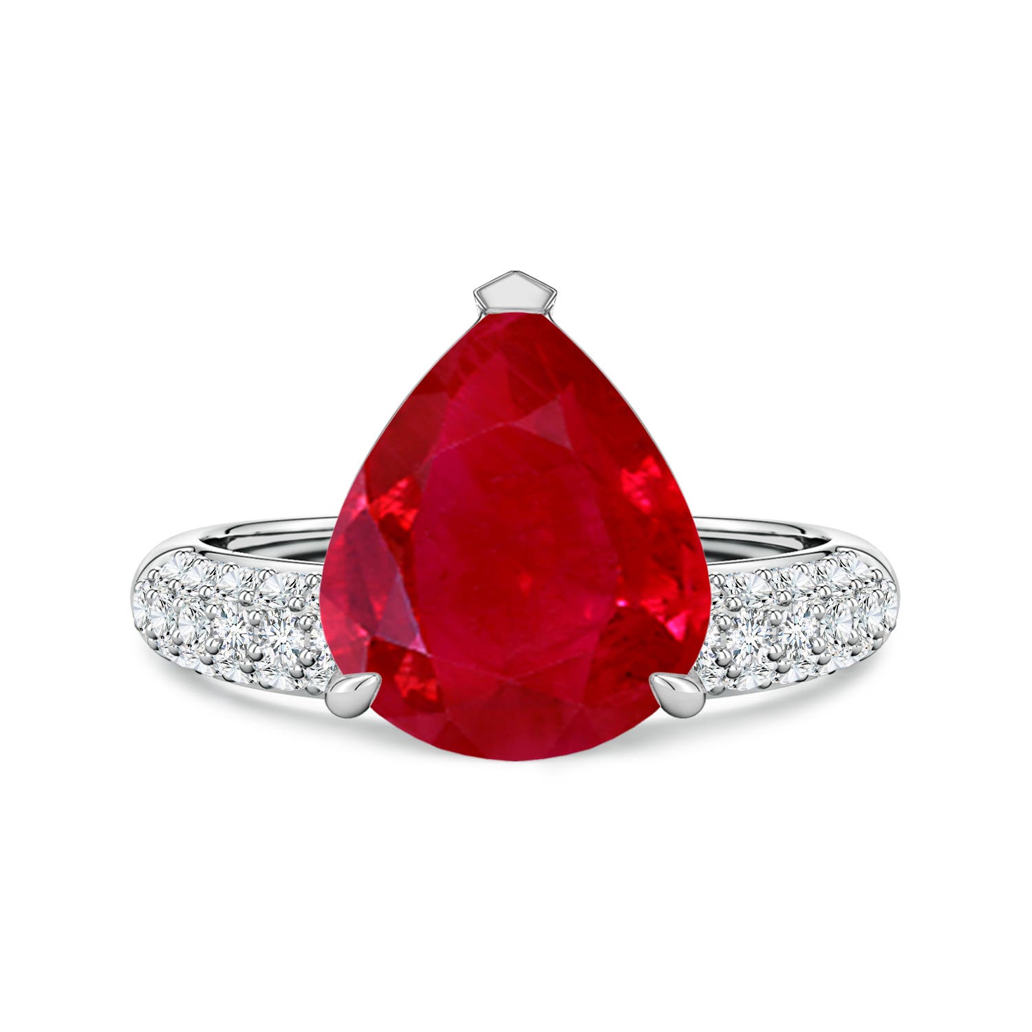 Stackables Ruby Engagement Rings