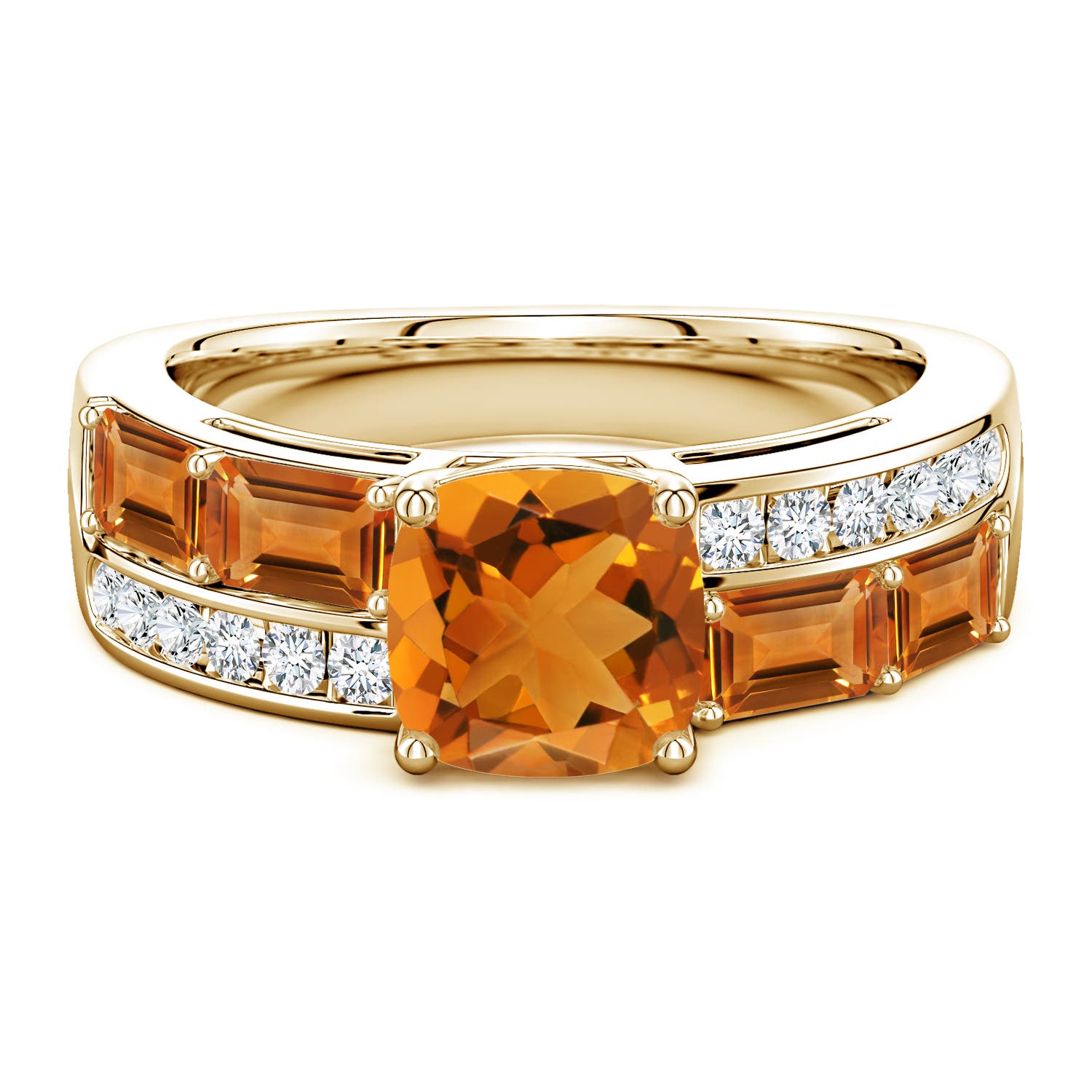 Shop Citrine Stackable Rings for Women | Angara