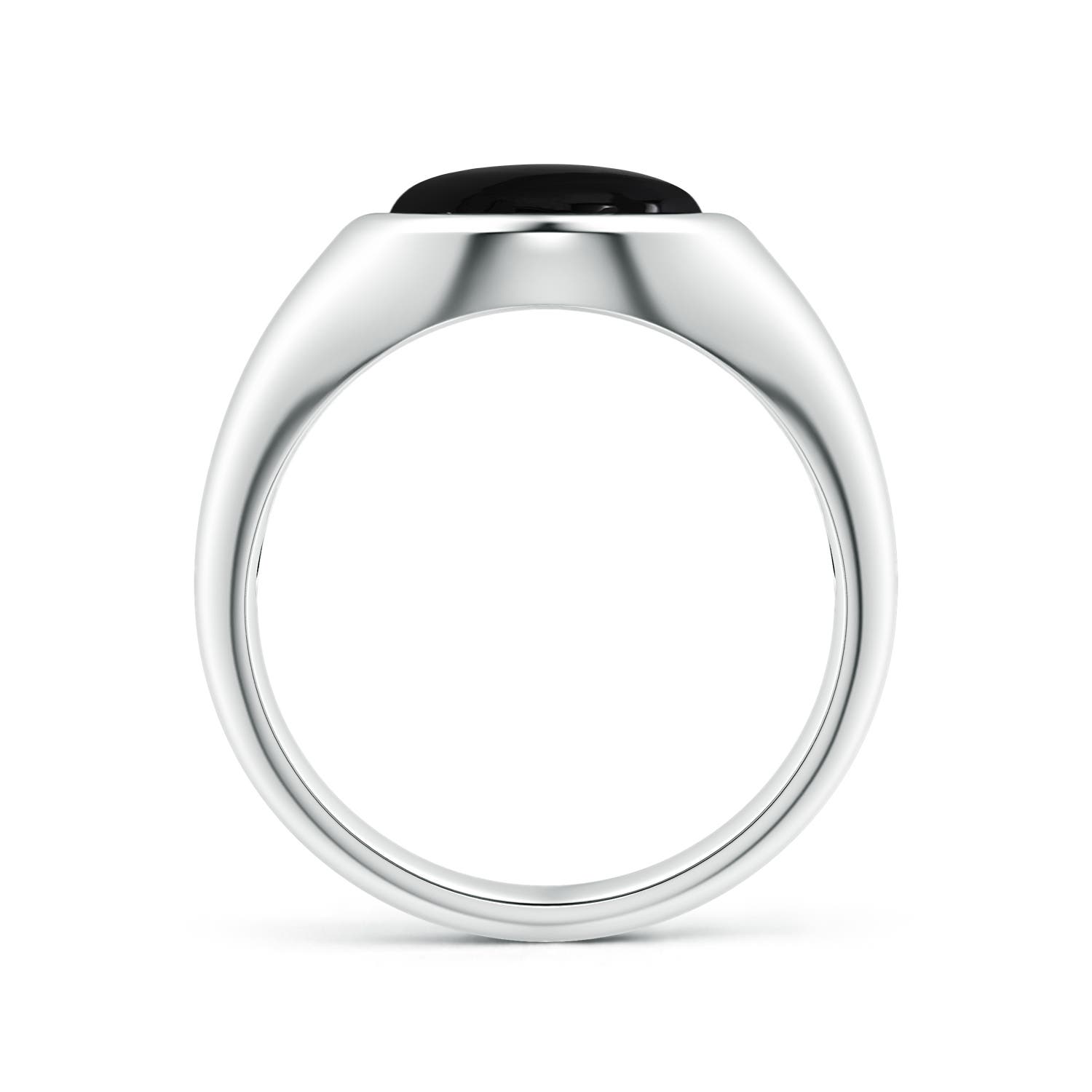 Oval Black Onyx Men's Signet Ring