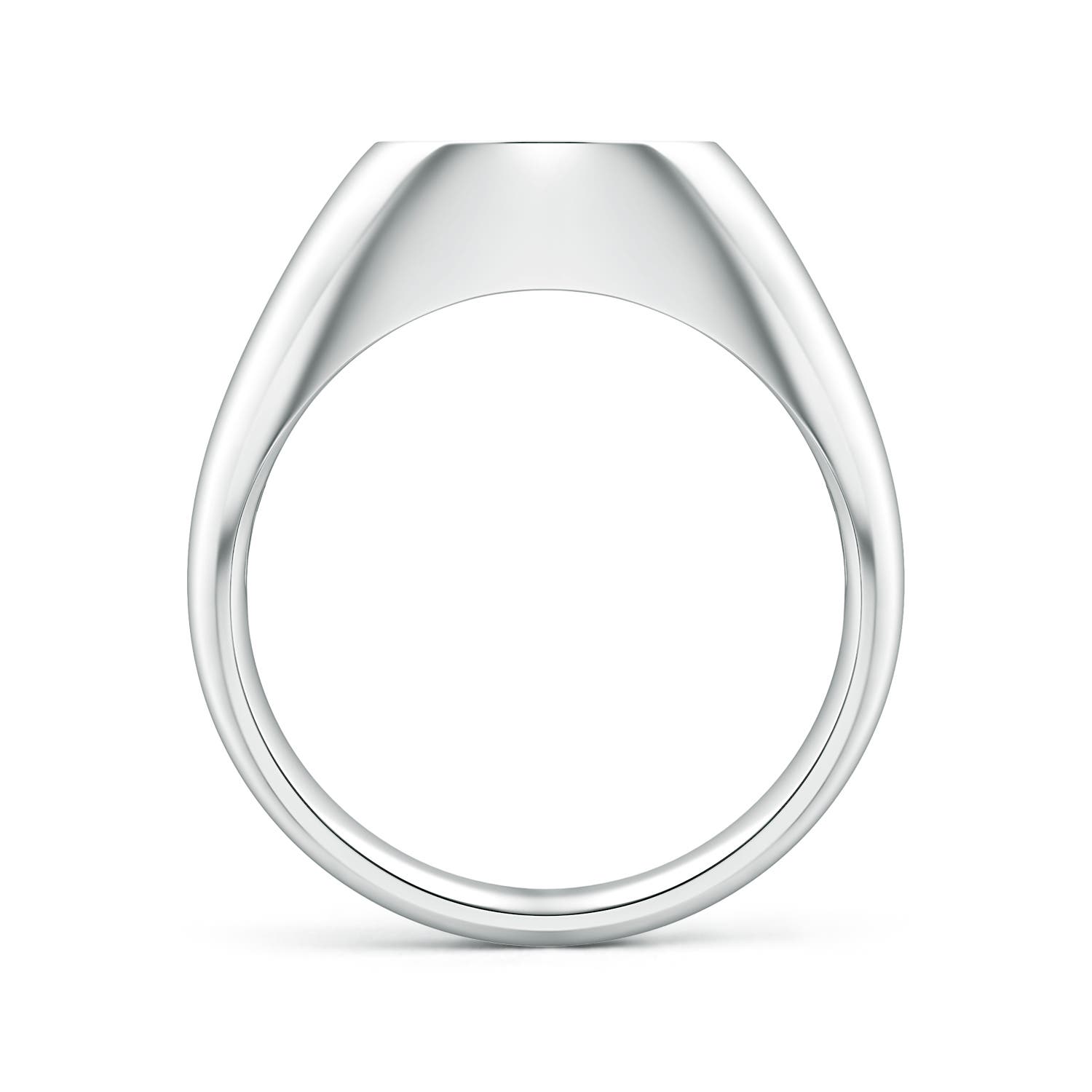 9x7mm AAA East-West Oval Lapis Lazuli Men's Signet Ring in S999 Silver