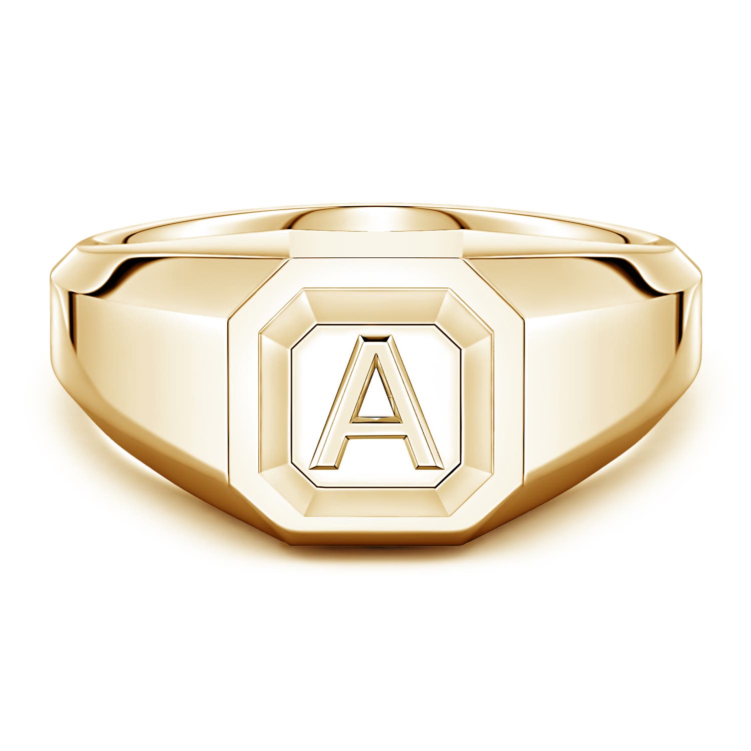 Tariff Ring Promo 1枚 Men's Capital 'X' Octagon Signet Ring