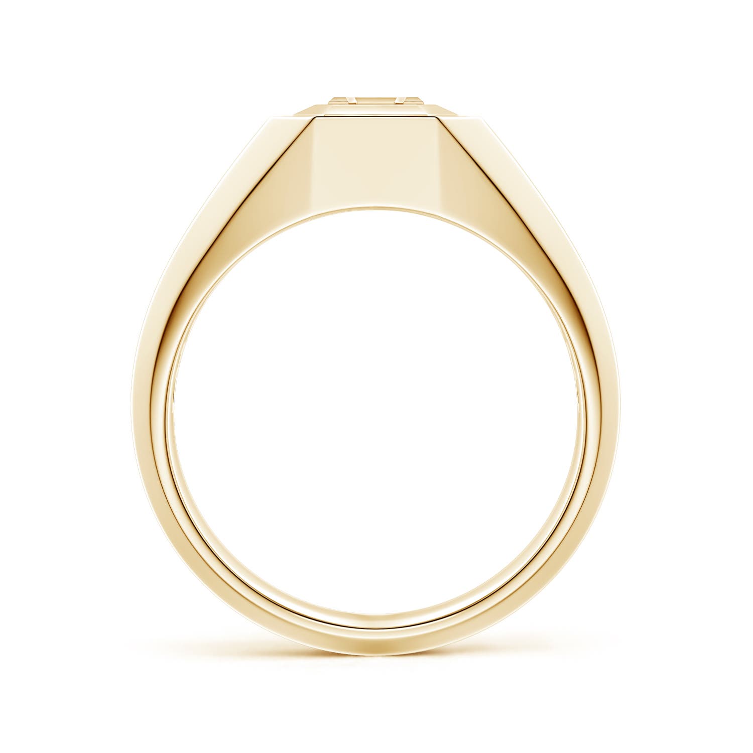 Men's Capital 'A' Octagon Signet Ring