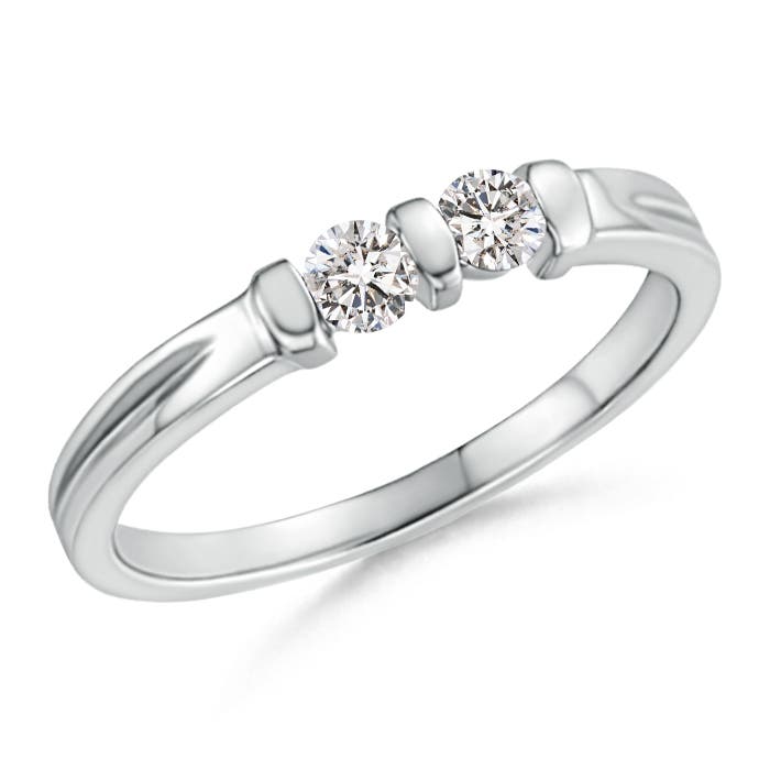 I-J, I1-I2 / 0.21 CT / 14 KT White Gold