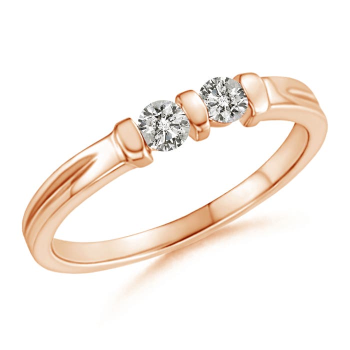 K, I3 / 0.21 CT / 14 KT Rose Gold