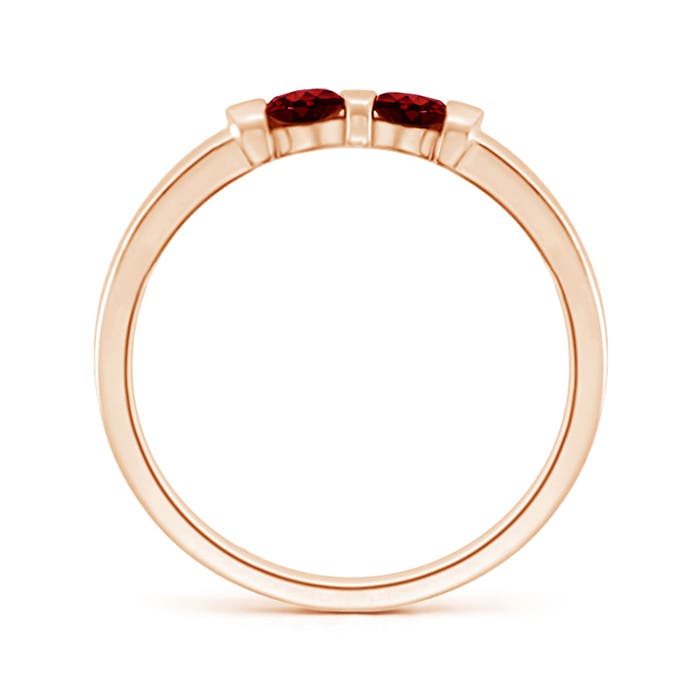 AAAA - Ruby / 0.3 CT / 14 KT Rose Gold