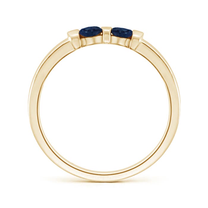 AA - Blue Sapphire / 0.28 CT / 14 KT Yellow Gold