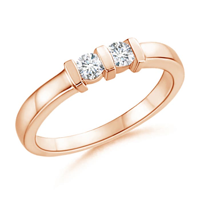 F-G, VS / 0.21 CT / 14 KT Rose Gold