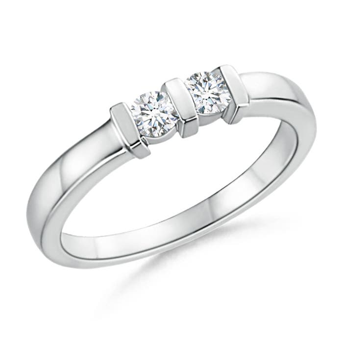 G, VS2 / 0.21 CT / 14 KT White Gold