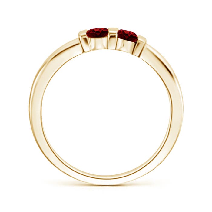 AAAA - Ruby / 0.3 CT / 14 KT Yellow Gold