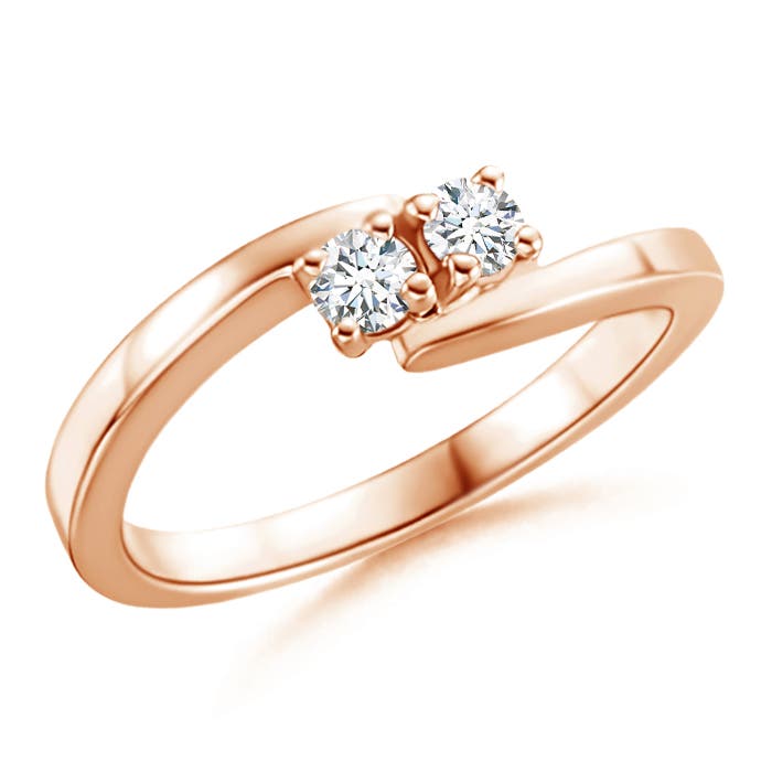 G, VS2 / 0.21 CT / 14 KT Rose Gold