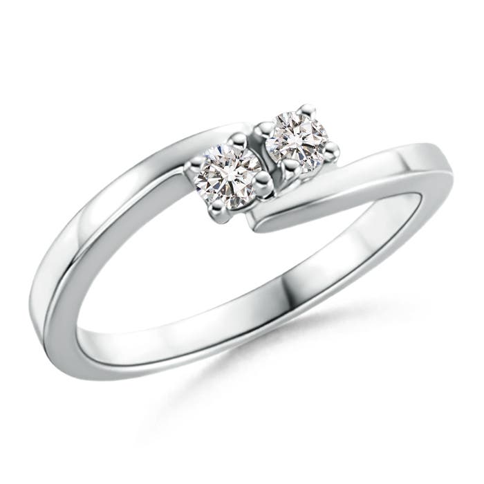 I-J, I1-I2 / 0.21 CT / 14 KT White Gold