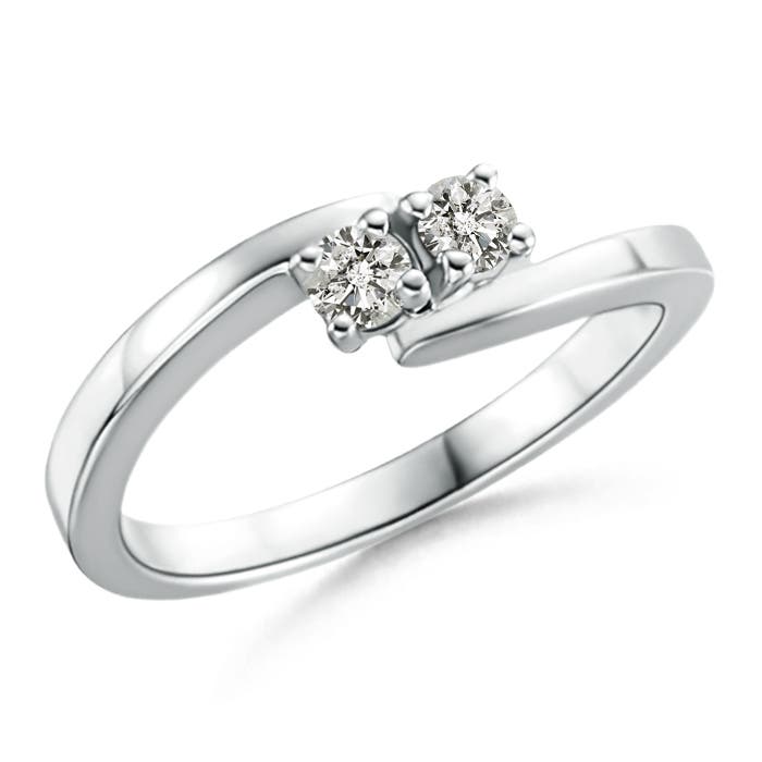 K, I3 / 0.21 CT / 14 KT White Gold