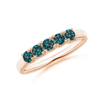 Round AA Enhanced Blue Diamond