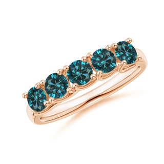Round AA Enhanced Blue Diamond