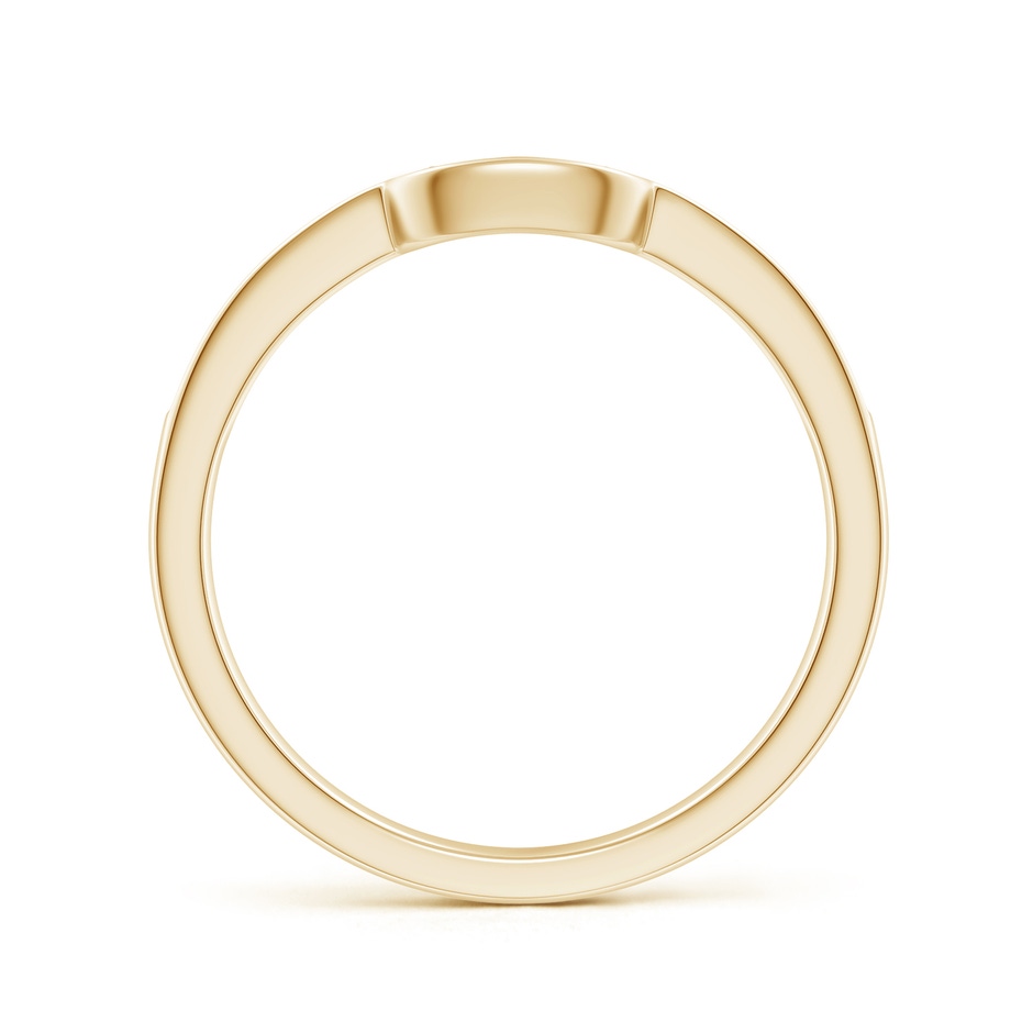 1mm GHVS Half Eternity Diamond Curved Comfort Fit Wedding Ring in Yellow Gold side 199