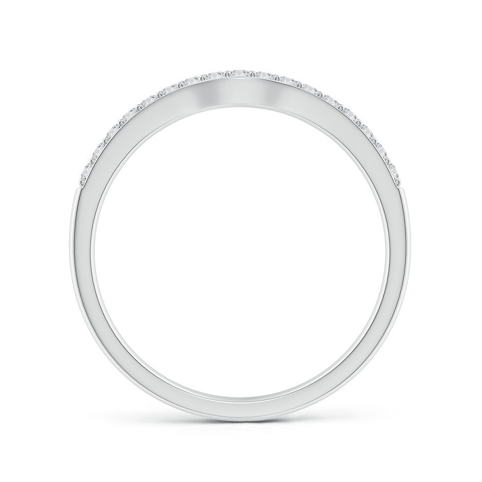 1.3mm HSI2 Classic Diamond Half Eternity Contoured Wedding Ring in P950 Platinum side 199