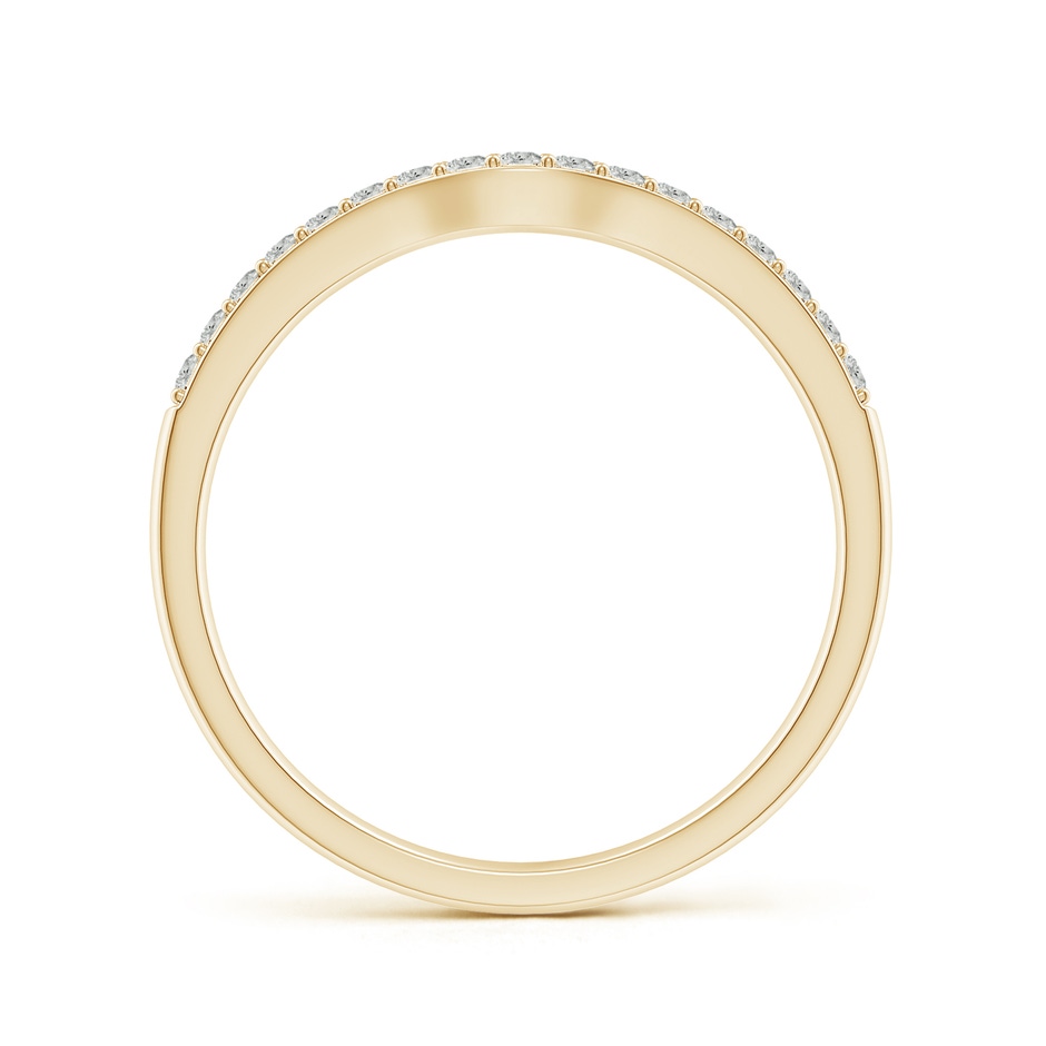 1.3mm JI2 Classic Diamond Half Eternity Contoured Wedding Ring in Yellow Gold side 199
