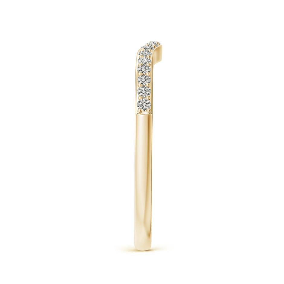 1.3mm JI2 Classic Diamond Half Eternity Contoured Wedding Ring in Yellow Gold side 299