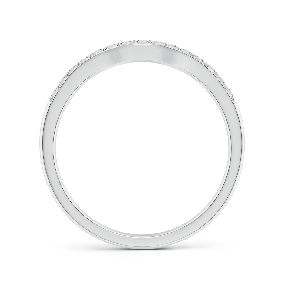 1.4mm HSI2 Classic Diamond Half Eternity Contoured Wedding Ring in White Gold side 199